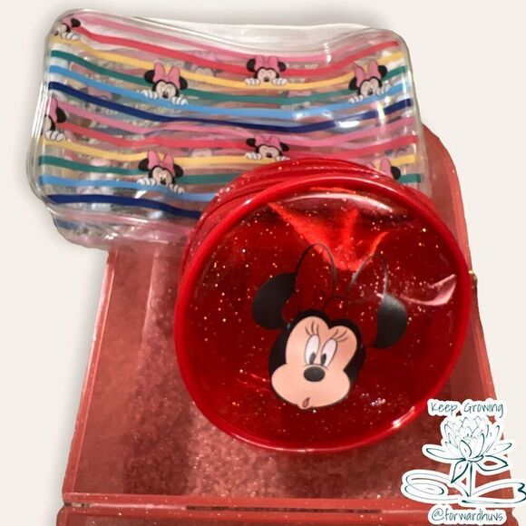 Minnie Mouse Box With Two Plastic Pouches - Picture 6 of 12